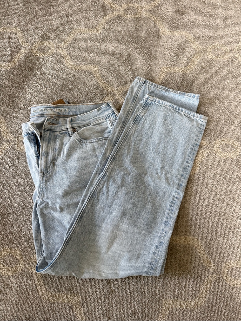 American Eagle 90s Straight Jeans Women's Size 10 Light Wash